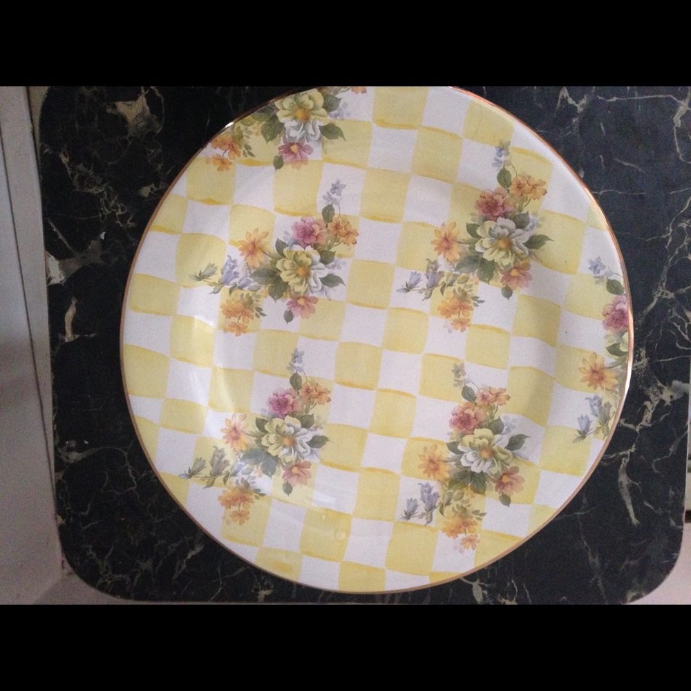 Mackenzie child's honeymoon dinner plate